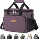 Lifewit Medium Lunch Bag Insulated Lunch Box Soft Cooler Cooling Tote for Adult Men Women, Purple 12-Can (9L)
