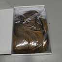 Blonde Highlight Wigs for Women, Blonde Mix Brown Wig with Bangs Silky Soft Fiber Synthetic Wig for Daily Party Use(24 Inch)