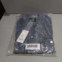Denim Jacket Men Vintage Autumn and Winter Tops Mens Denim Trucker Jacket, XL