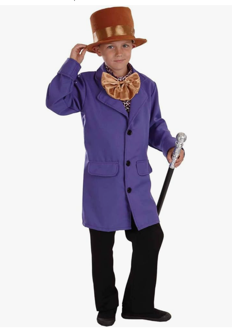 Kids Chocolate Factory Costume Kids, Kids Chocolate Worker Costume, Boys Book Character Costume for Kids, Small