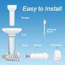 Fruit Ice Cream Maker Compatible with KitchenAid Stand Mixer For Healthy Dairy-Free Fruit Ice Cream, Desserts And Soft Ice Cream Yoghurts, Ice Cream Maker - Dishwasher Safe