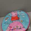 Idea Nuova 19 Folding Saucer Chair for Bedroom, Playroom, or TV Room, Toddler Chair with Foldable Metal Frame, Portable & Comfortable,Ages 3+,Peppa Pig