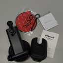 pop-tech Car Phone Mount for Pop Socket: Suction Cup Cell Phone Holders for Automobile Dashboard Windshield Window - Dash Mounted Cellphone Stand Black Fits Thick Socket Wallet Grip for iPhone Samsung