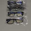 WALMXX Reading Glasses, 6 Pack Reading Glasses Blue Light Blocking for Men Women, Anti Eyestrain/ Dryness/ UV Lightweight Readers (Black, 1, x)