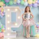 JoyMuse Marquee Letters 3 Feet Tall, Light Up Letters 3FT with Lights, Large Letters for Party, Letter P Light Up Letters for Baby Shower Wedding Proposal Graduation Birthday Decorations