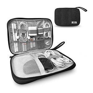 ToolBay Electronics Charger Organizer - Travel Cable Case for Cords, Chargers, and Tech Accessories, Set of 2
