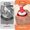 14 PCS Colorful Drink Can Protector Cap, Leakproof Soda Top Ring Opener Tool for Pop Coke Beer, Premium Plastic Shields Can Openers for Prevent Dust at Party BBQ Beach, Manual Easy Can Opener