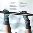PICSIL - Condor Grips | Premium Hand Protection | Ideal for Cross Training, Gym & Calisthenics | Magnesium Enhanced Grip | Designed for Athletes of All Levels (Blue)