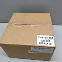 US Acrylic Vista White Plastic Salad and Serving 10-inch Bowls | set of 3 | Reusable, BPA-free, Made in the USA | 135 oz. capacity