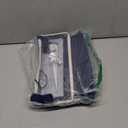 Lilithye Bedside Caddy Bedside Organizer Bedside Storage Caddy with Fixed Straps and Water Bottle Holder for Home College Dorm Bunk Bed Hospital Bed Crib Bed Rails (Navy Blue)