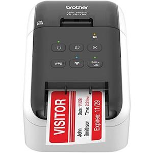Brother RQL-810W- (QL-810W) Ultra-Fast Label Printer with Wireless Networking White