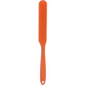 HARFINGTON 1Pcs Silicone Spatula Scraper 9.45" Reusable Non-Stick Flexible Spatulas for Epoxy Resin Liquid Paint Arts DIY Crafts, Orange