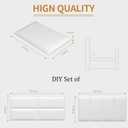 Headboards Wall Panel for Twin, Self-Adhesive 3D Wall Panels, Upholstered Wall Panel for Bedroom/Living Room (4 Pieces 9.84 in x 23.6 in), 4 PCS