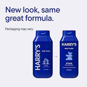 Harry's Men's Body Wash Stone (2 Pack) 18 fl oz Shower Gel for Men No Parabens, Sulfates, or Dyes