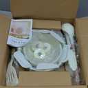 Chef Power Ceramic Cookware Set Non Toxic with Detachable Handles, Healthy Nonstick Pans and Pots Set 19 Pcs, Induction Dishwasher Oven Safe Kitchen Set, PFAS PFOA & PTFE Free, Cream White