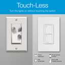 Lutron Caseta Original Smart Light Switch (Lutron Smart Hub Required), for Home, LED Lights, and Fans, 6 Amp, Single-Pole/3-Way, Neutral Required, PD-6ANS-IV, Ivory