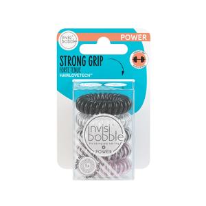 invisibobble Power Traceless Spiral Hair Ties - 5 Pack - Be Visible - Strong Elastic Grip Coil Hair Accessories for Active Women - No Kink, Non Soaking - Gentle for Girls Teens and Thick Hair