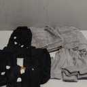 Suhine 8 Set Winter Warm Hat and Gloves Bulk Knitted Warm Beanies and Touchscreen Soft Gloves for Women Cold Weather (2 Colors)