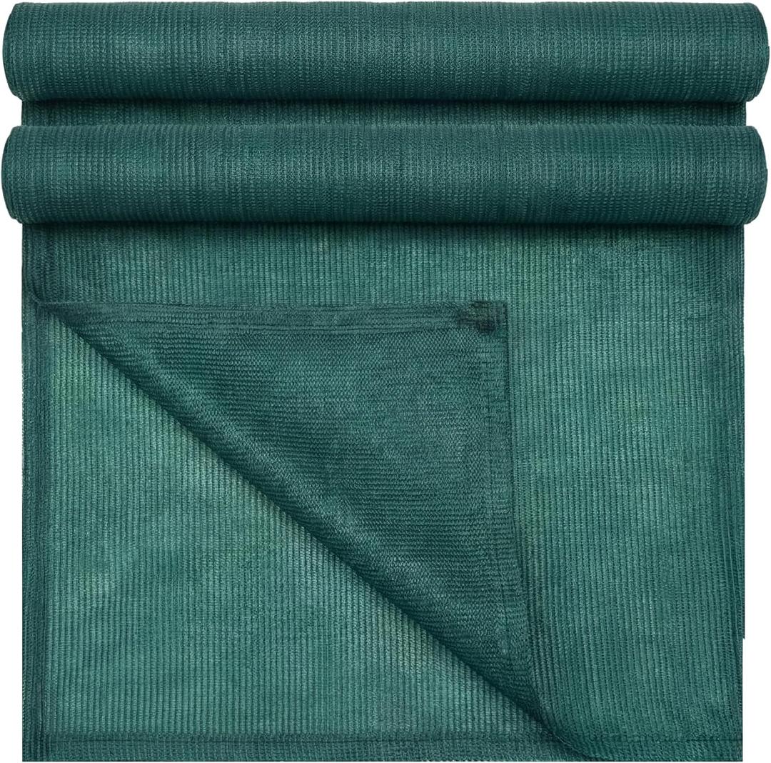40% 6ft x 200ft Shade Cloth Roll with Eyelets, Green