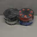 Creality 3D Printer Filament 1.75mm 4KG, PLA Filament Bulk +/- 0.02mm, 4 Pack 1kg Spool(2.2lbs) 3D Printing Filament Fits for Most FDM 3D Printers, Black White Blue Red