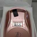 96W Red Light Nail Lamp Nail Dryer Lamp Rechargeable for Nails Eyes Protection UV Lamp for Gel Nails Gel Nail Polish Curing Dryer Home Salon Tool,Pink