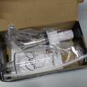 GAGALIFE Kitchen Sink Soap Dispenser with Large Bottle (Brushed Nickel), Built in Sink Soap Dispenser Refill from Top G080BN