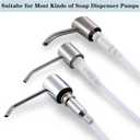 GAGALIFE Sink Soap Dispenser Extension Tube Kit, 47" Food-Grade Silicon Tube with Upgraded Check Value for Under Sink Soap Dispenser, No More Top Refill