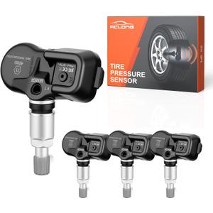 Multi-Protocol TPMS Sensors Fit for Toyota & Lexus, 315MHz / 433MHz 4PCS, Pre-Programmed Tire Pressure Monitoring Replacement for Subaru BRZ 4Runner Camry Corolla RAV4 Tacoma Tundra RX350 ES350