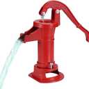 VEVOR Antique Well Hand Pitcher Pump, 25 ft Max Lift, Cast Iron Manual Hand Water Pump with Ergonomic Handle G1-5/8" Easy Installation, Old Fashioned for Outdoor Home Yard Garden Pond Farm
