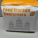 40 PCS Food Storage Containers with Lids Airtight (20 Containers & 20 Lids), Plastic Storage Meal Prep Container-Stackable 100% Leakproof & Microwave Organization and Storage Sets, Lunch Containers