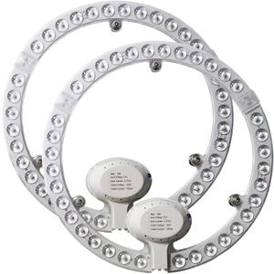 Celiwace 9 Inches LED Circline Light Bulb 18 Watt Replacement for T9 FC9T9 22W, FC10T9 30W, FC12T9 32W Circular Bulb, 6500K Day Light 2200LM, Not Dimmable, 2 Pack