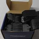 AFANSO Mega Hair Clipper Guards, 8pcs Gray, Fits Most Wahl Full Size Hair Clippers (3 Inch 8pcs)