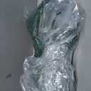 Kingdder 16.4 ft Christmas Tinsel Garland Lighted Metallic Twist Tree Decoration Prelit Battery Operated 50 LED Hanging Garland for Xmas New Year Home Outdoor Decor(Warm White, Green)