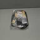 Oven Mitt and Pot Holders Sets - Marble Kitchen Mitts Decorative Marbling Oven Gloves Stones Hot Pads Set of 2 for Cooking BBQ Baking Grilling (Black White Yellow Marble)