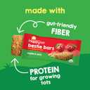 Happy Tot Organics Bestie Bars Soft-Baked Oat Bars, Organic Toddler Snacks with Protein and Gut-Friendly Fiber, Apple & Oats, 5 Count, BBD 01/26/2027