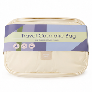 Travel Cosmetic Bag Beige
