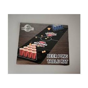 Party Games Beer Pong Table and Mat Bar Crafters New