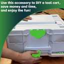 3D Printed Bottom Mounting Plate for DIY Fun - Compatible with Festool Roll Board/Toolbox Cart, Systainer & Sortainer Modification