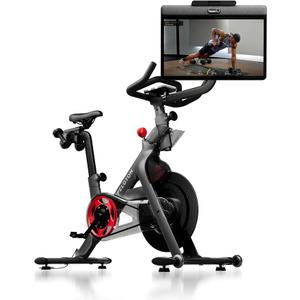 Peloton Exercise Cross Training Bike+, Indoor Stationary Spin Bike+ for Home Workouts, Space-Friendly Exercise Equipment for Cardio and strength Workout & Indoor Cycling