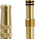 Twinkle Star Heavy-Duty Brass Adjustable Twist Hose Nozzle, 2 Pack, TWIS3432