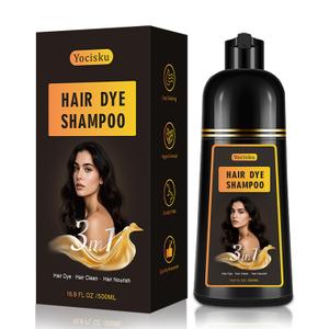 Brown Hair Dye Shampoo for Gray Coverage, Instant Hair Color Shampoo, Long Lasting Brown Hair Shampoo, Champu Para Canas, Gentle & Fast, Easy to Use, 16.90 Fl Oz Brown Hair Dye Shampoo for Gray Coverage, Instant Hair Color Shampoo, Long Lasting Brown Hair Shampoo, Champu Para Canas, Gentle & Fast, Easy to Use, 16.90 Fl Oz