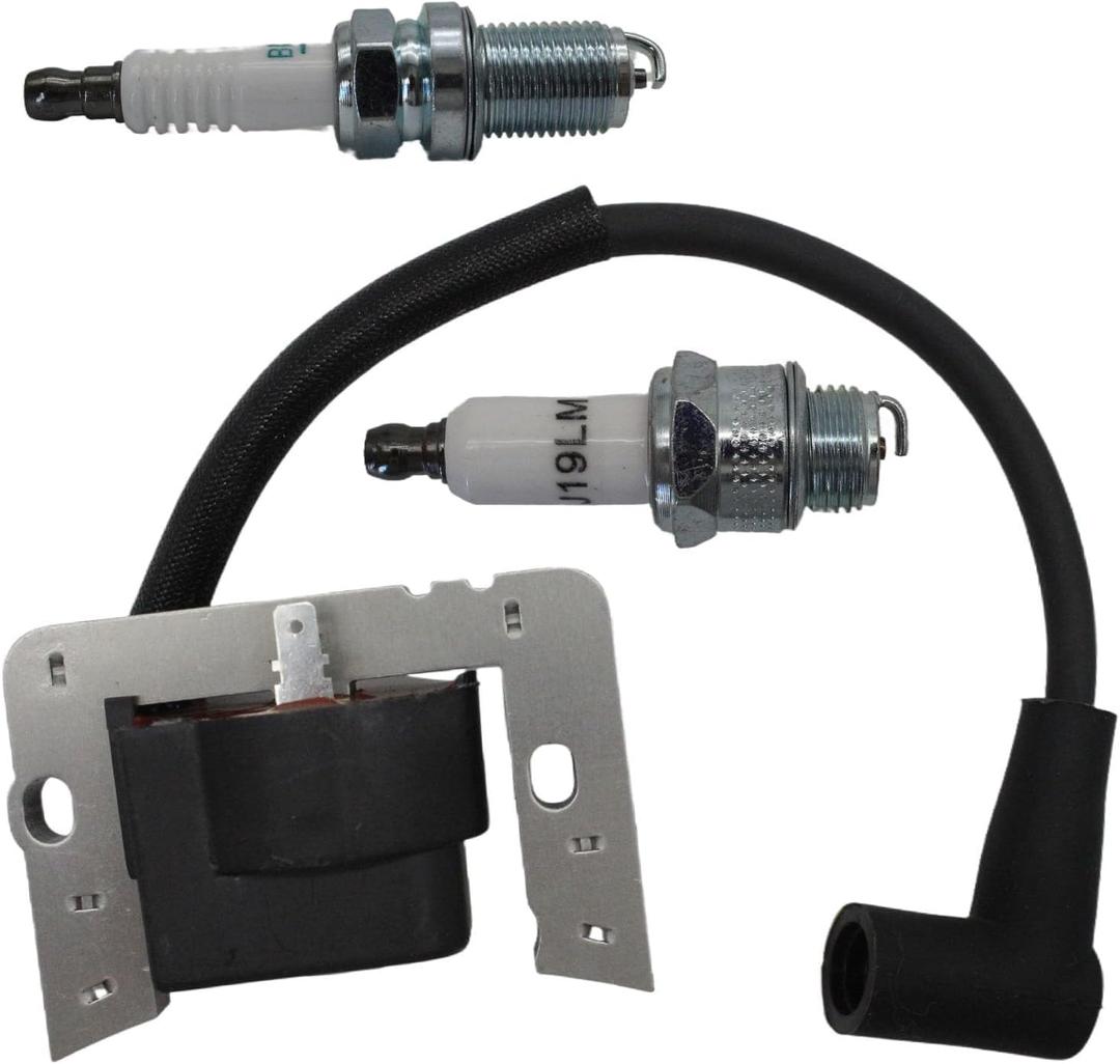 ignition coil with spark plug 36344A Compatible with Tecumseh OHV110 OHV130 OHV135 to OHV175 OHV180 OV358EA OV490EA Replaces 36344 37137
