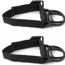 2PCS Roll Bar Coat Hanger Clothes Hook for Jeep Wrangler CJ YJ TJ LJ JK JKU JL JLU JT Sports Sahara Freedom Rubicon & Unlimited X 2/4 Door (Black)