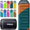 Camping Sleeping Bag, 32 Sleeping Bags for Adults Kids Teens Cold Weather Warm Sleeping Bag Winter for 3-4 Season Camping, Camping Gear Equipment, Traveling, and Outdoors