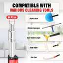 DIYSELF Extension Pole 3.2-8 Ft Paint Roller Extension Pole Aluminum Alloy Telescoping Pole Flip-Lock Design Paint Extension Pole for Painting Cleaning Dusting Window