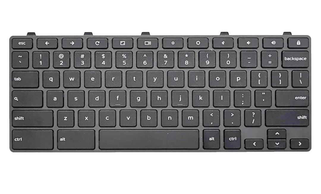Replacement Keyboard Key for Dell Chromebook 11 3100,Chromebook 11 5190,Dell Chromebook 3100 3110 5190 Keyboard with Lock Key US Layout P/N: TPN-136US001909 AE09U018 NSK-EJ1SW
Amazon's Choice