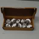 Set of 10 Ceramic Cabinet Colorful Knobs for Kitchen, Cabinet, Drawer, Wardrobe (Black & White)