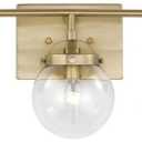 Generation Lighting 4000403-848 Bryce Vanity, 3-Light 180 Total Watts, Satin Brass