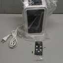 Small Space Heater for Indoor Use, Portable Desk Heater with 2s Instant Warmth, Ceramic Heating, Dual Power Modes, Timer & Overheat Protection  Personal Space Heater for Bedroom, Office, Home (White)