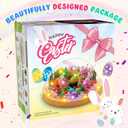 Polkoliye Make Your Own Night Light with Music, 7in Nightlight Project and Birthday Gifts Toys for Girls, Easter Arts and Crafts for Kids Ages 4-12 Years Old (Rabbit)